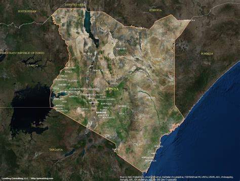 the capital of kenya is|google maps kenya satellite map.